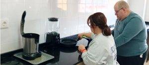 Fundación AMÁS adaptó en 2024 las instalaciones de sus centros en Alcorcón, Fuenlabrada y Leganés para promover la autonomía gracias a los fondos NextGeneration EU