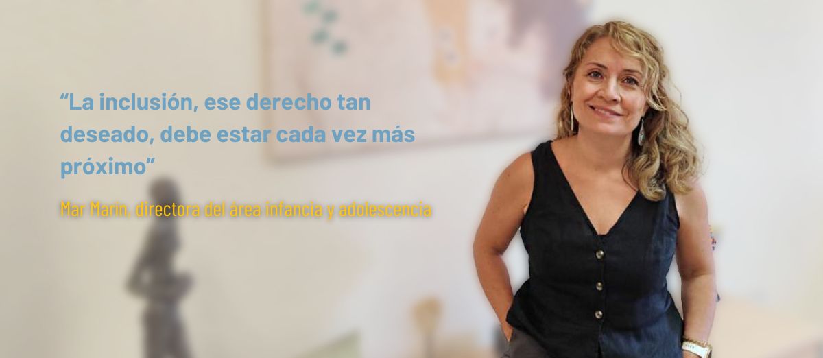 Mar Marín es la directora del área de infancia y adolescencia de la Fundación AMÁS.
