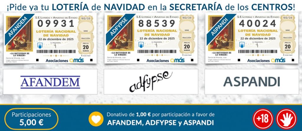Fundación AMÁS lanza su campaña solidaria de Lotería de Navidad 2025