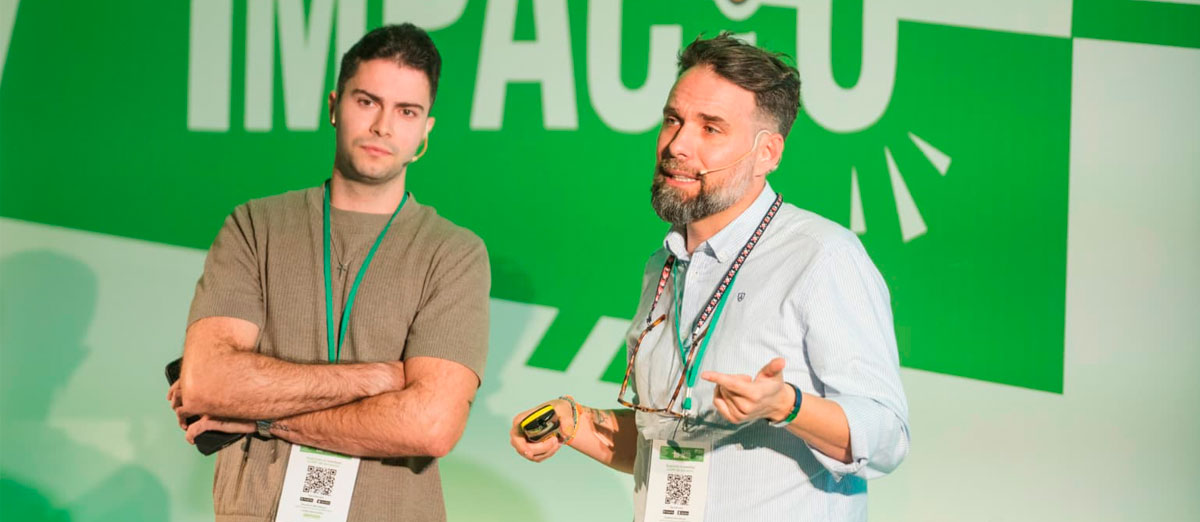 Diego Redondo y Sergio Aguinaga, responsabes del proyecto