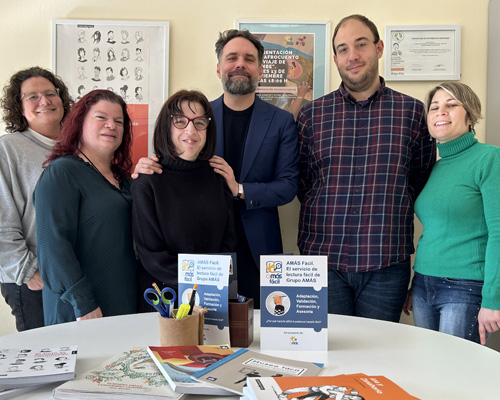 Equipo de personas adaptadoras y validadoras de lectura fácil, AMÁS Fácil