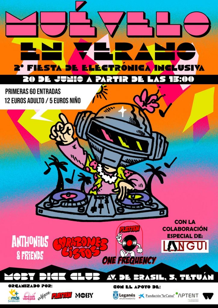Muévelo en Verano. Cartel