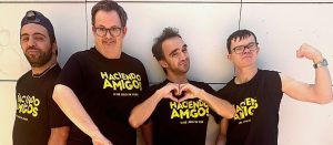 Haciendo Amigos: el debut cinematográfico de Israel Romero, Mario Navarro, Cristofer Ortiz y Pablo Márquez, artistas de AMÁS Escena
