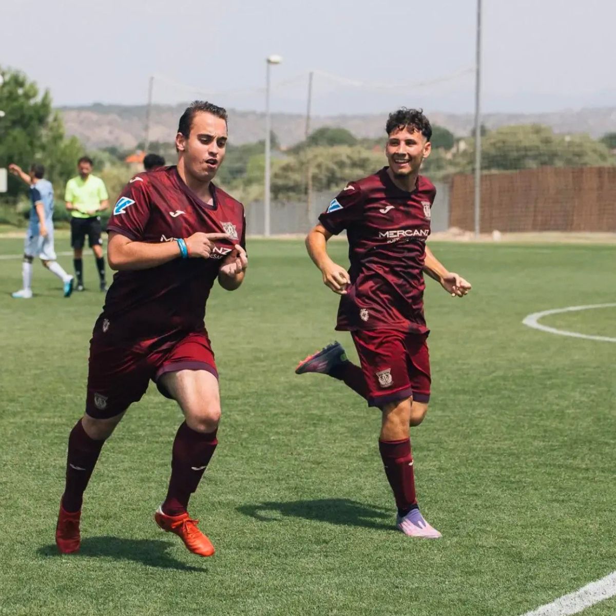 Jugadores del C.D Leganés en la última fase de la Liga Genuine.