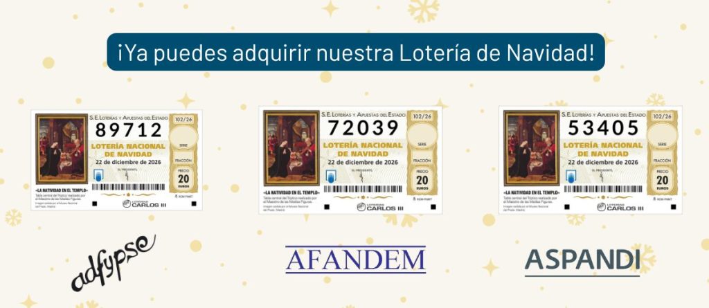 Ya disponible la Lotería de Navidad 2026 de Fundación AMÁS