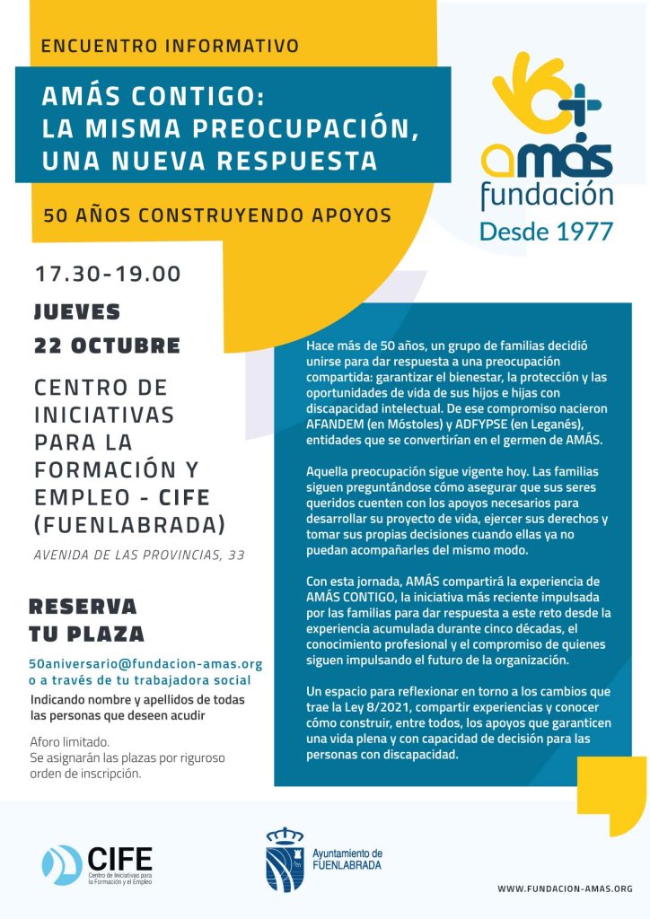 Cartel AMÁS Contigo