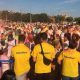 Más de mil personas asisten a la fiesta solidaria AMÁS Holi en Fuenlabrada. Foto: Grupo AMÁS.